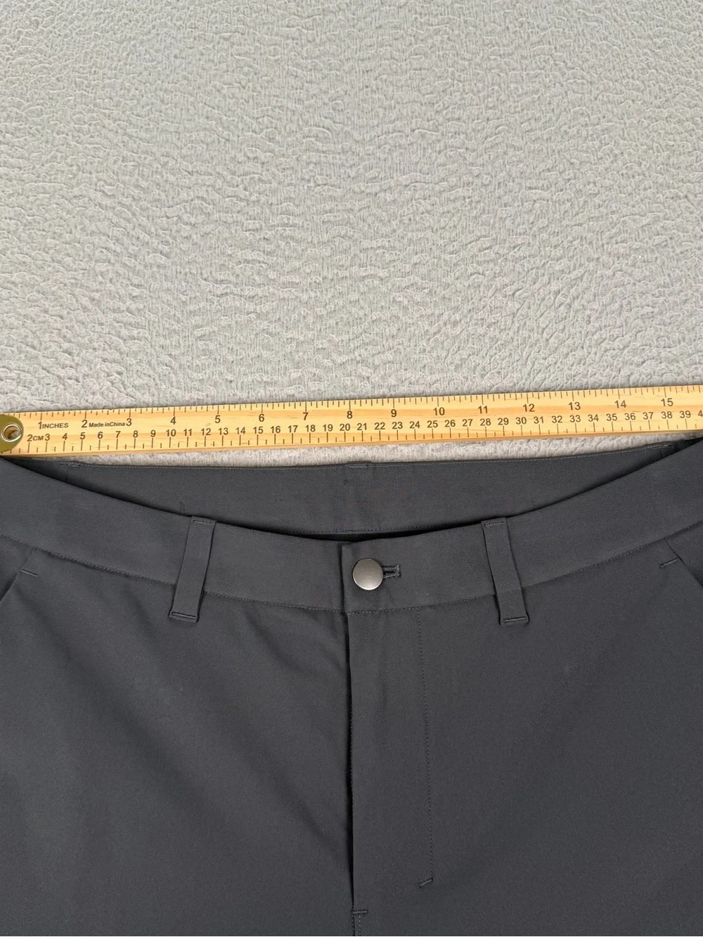 Lululemon ABC Pants Mens 32 Gray Classic Fit Warpstreme City Preppy Athleisure